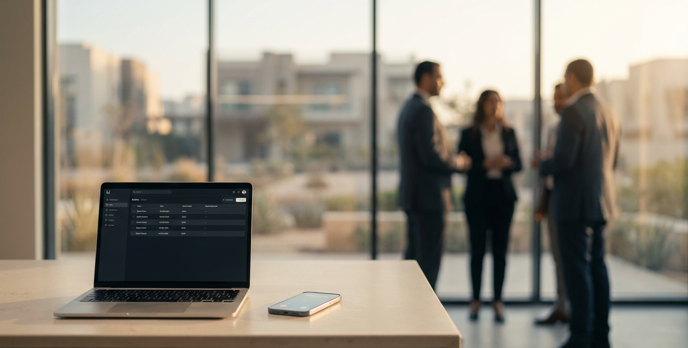 Real estate sales office